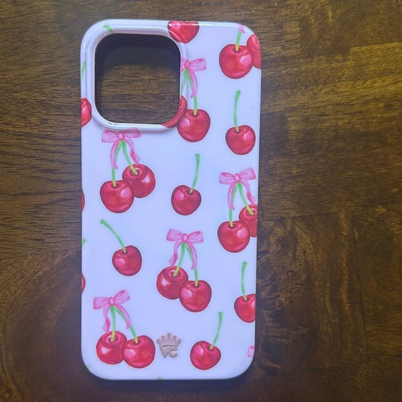 Velvet Caviar Sweet Cherry 🍒 iPhone 14pro Max case - Picture 2 of 7